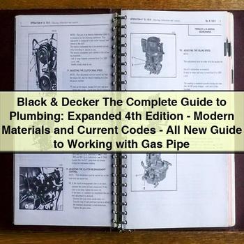 Black Decker Plumbing: Expanded 4TH Edition Service Repair Workshop Manual