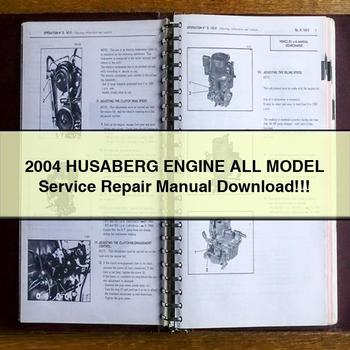 2004 Harley Davidson Model S Husaberg Engine All Service Repair Workshop Manual