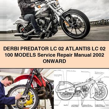 2002 Derbi Predator LC 02 Atlantis 100 Models Onward Service Repair Workshop Manual