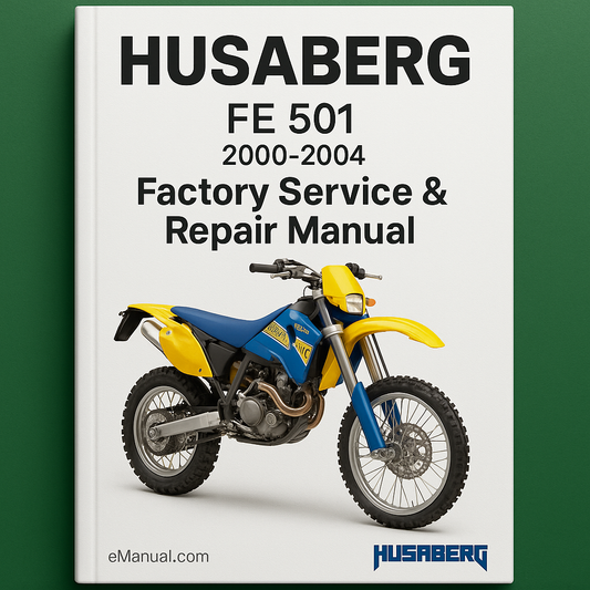 Husaberg FE 501 2000-2004 Factory Service Repair Manual