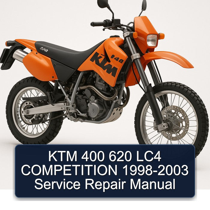 1998-2003 KTM 400 620 LC4 Competition Service Repair Workshop Manual