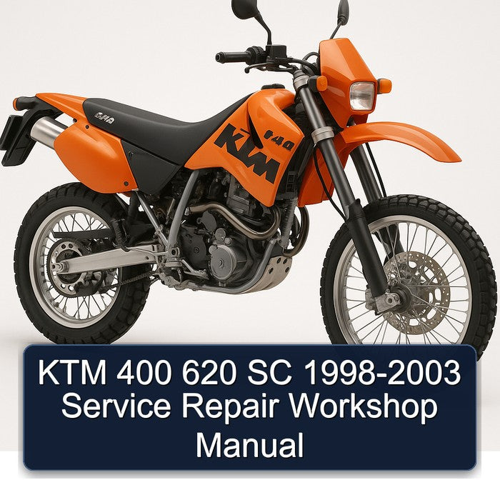 1998-2003 KTM 400 620 SC Service Repair Workshop Manual