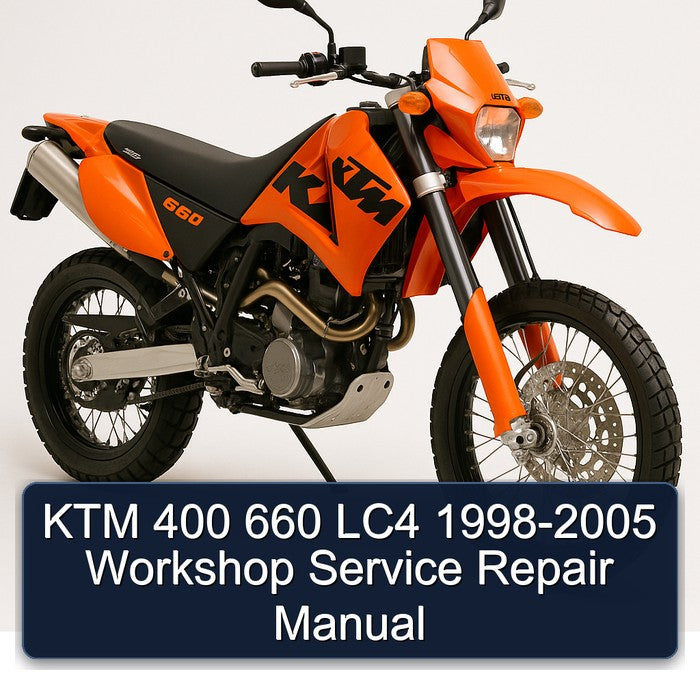 1998-2005 KTM 400 660 LC4 Service Repair Workshop Manual
