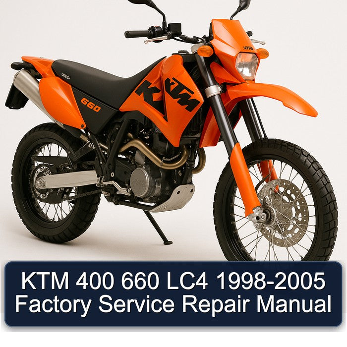1998-2005 KTM 400 660 LC4 Service Repair Workshop Manual