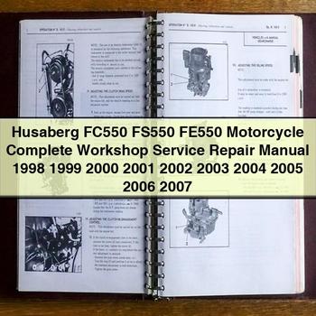 1998-2007 Husaberg FC Models FC550 FS550 FE550 Motorcycle Service Repair Workshop Manual