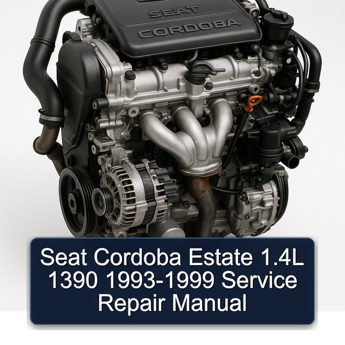 1993-1999 Seat Cordoba Estate 1.4l 1390 Service Repair Workshop Manual