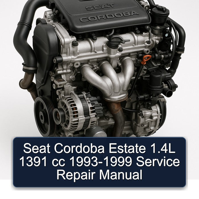 1993-1999 Seat Cordoba Estate 1.4l 1391 Cc Service Repair Workshop Manual