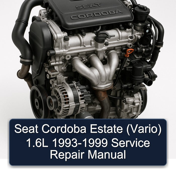 1993-1999 Seat Cordoba Estate (VARIO) 1.6l Service Repair Workshop Manual