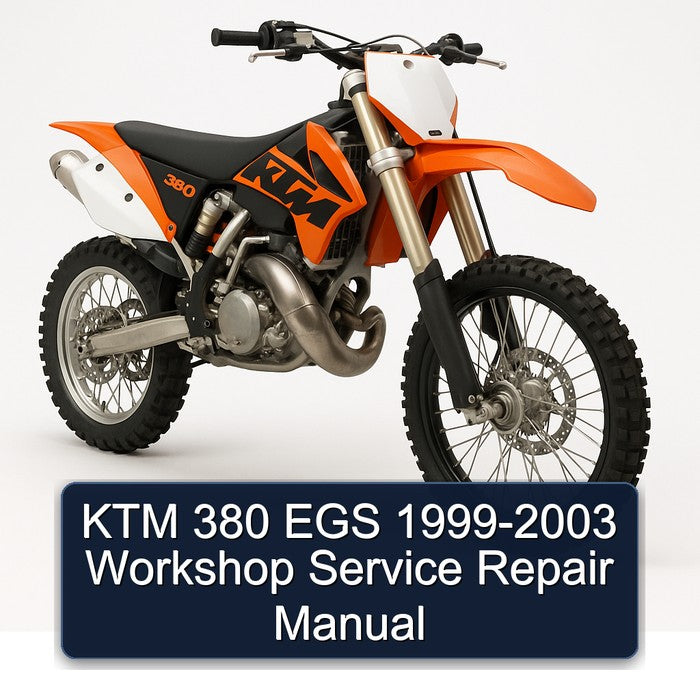 1999-2003 KTM 380 EGS Service Repair Workshop Manual