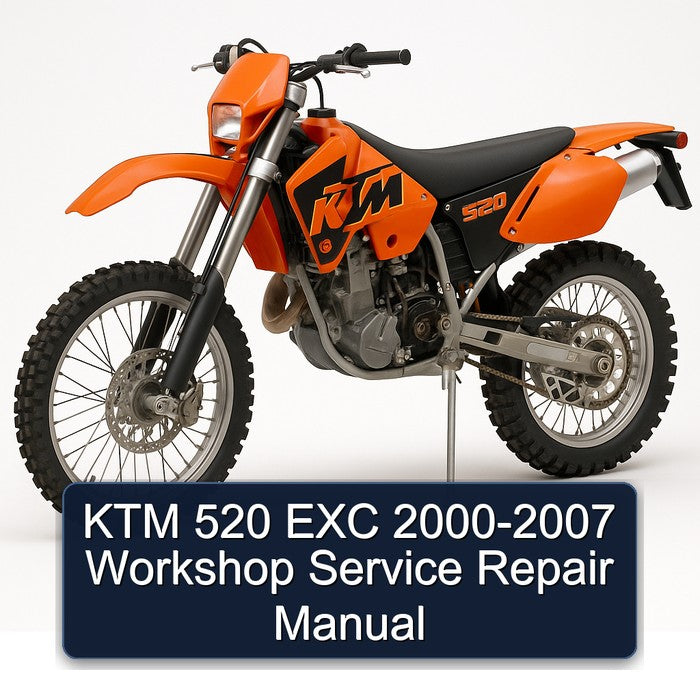 2000-2007 KTM 520 EXC Service Repair Workshop Manual