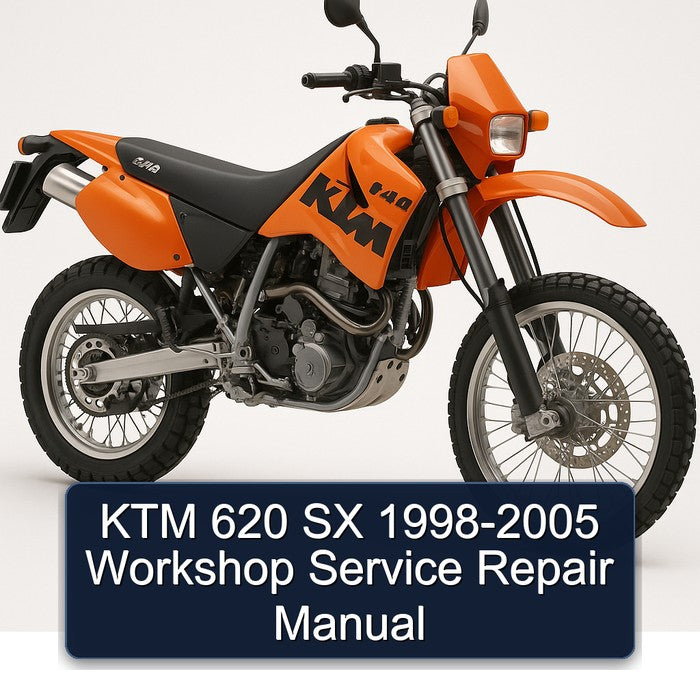 1998-2005 KTM 620 SX Service Repair Workshop Manual