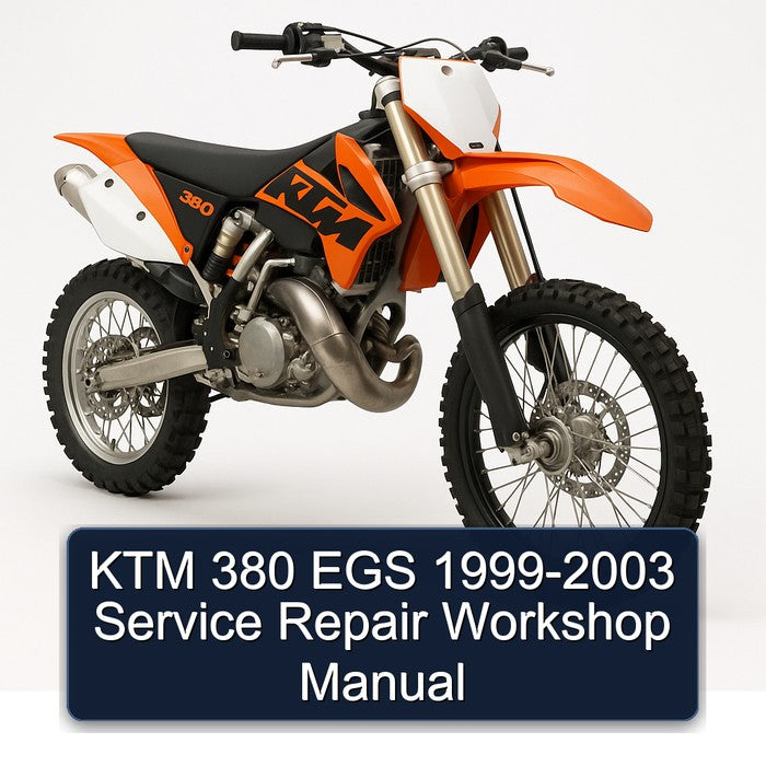 1999-2003 KTM 380 EGS Service Repair Workshop Manual