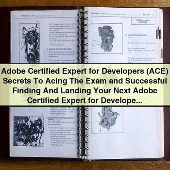 Peugeot Expert Adobe Certified Developers (ACE) Certification Exam Julie Middleton Service Repair Workshop Manual