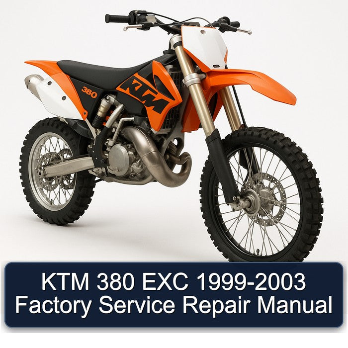 1999-2003 KTM 380 EXC Service Repair Workshop Manual