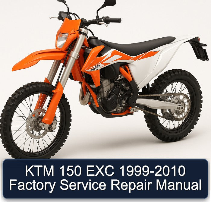 1999-2010 KTM 150 EXC Service Repair Workshop Manual