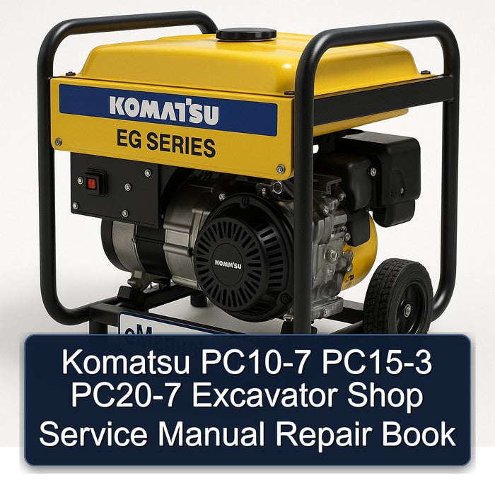 Komatsu PC10-7 PC15-3 PC20-7 Excavator Shop Book Service Repair Workshop Manual