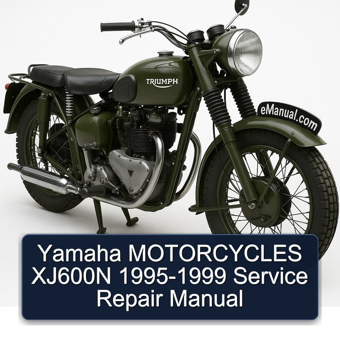 1995-1999 Yamaha XJ Models Motorcycles XJ600N Service Repair Workshop Manual