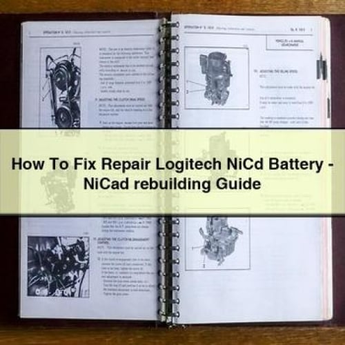 How To Fix Repair Logitech NiCd Battery - NiCad rebuilding Guide