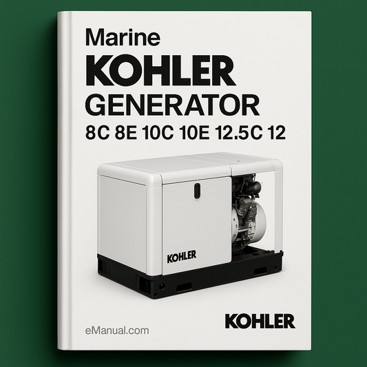KOHLER Service Parts Marine GENERATOR 8C 8E 10C 10E 12.5C 12