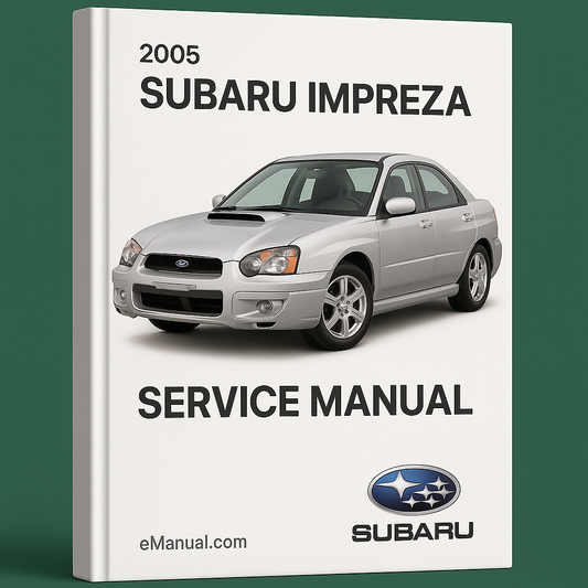 2005 Subaru Impreza Service Manual 05