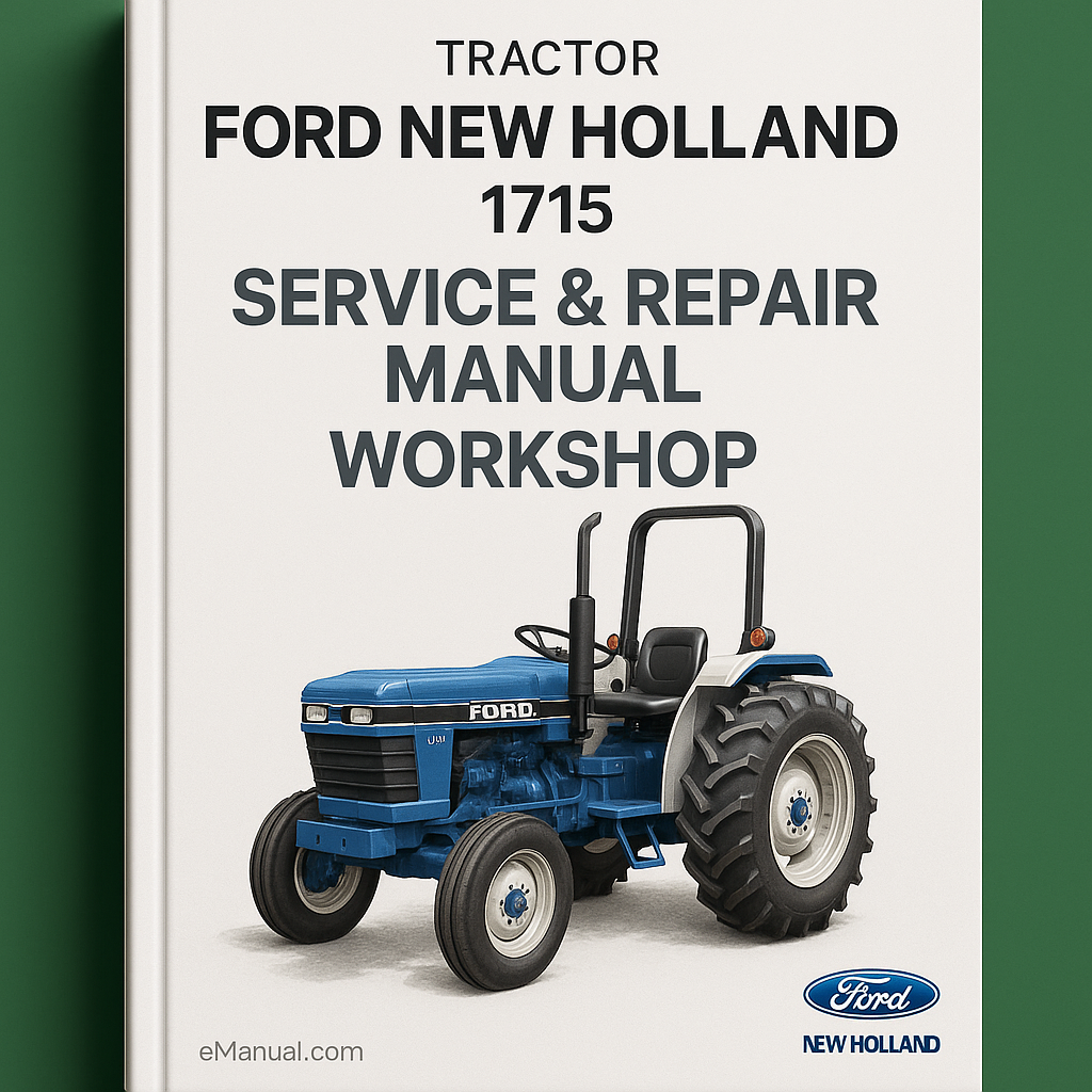 Ford New Holland 1715 Tractor Service Repair Shop Manual Workshop