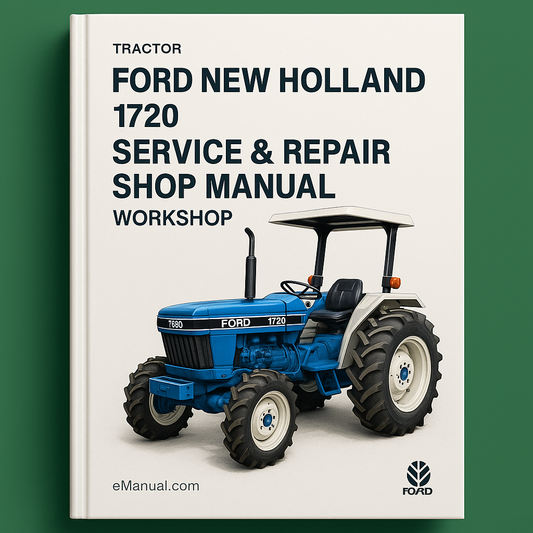 Ford New Holland 1720 Tractor Service Repair Shop Manual Workshop