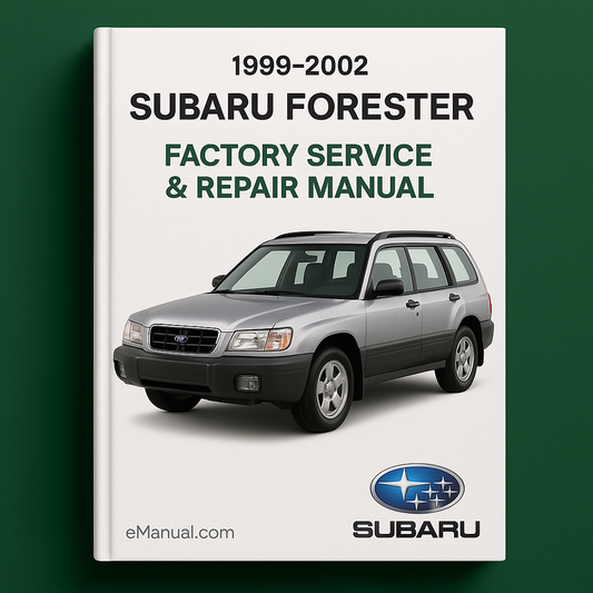 1999-2002 Subaru Forester Factory Service Repair Manual