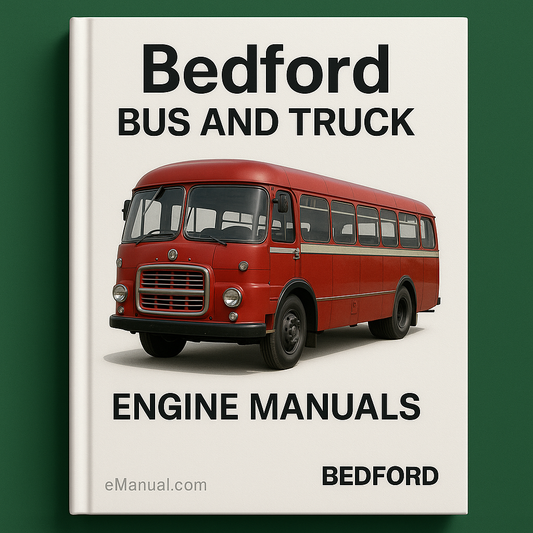 Bedford Buss and Truck engine Manuals