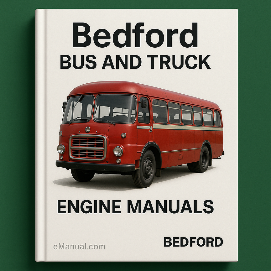 Bedford Buss and Truck engine Manuals