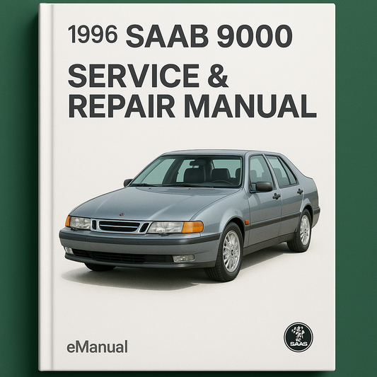 1996 SAAB 9000 Service Repair Manual 96