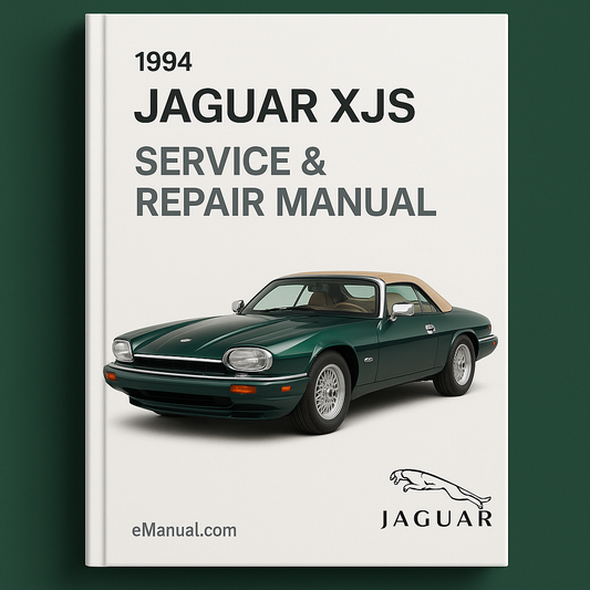 1994 Jaguar XJS Service Repair Manual 94