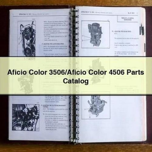 Aficio Color 3506/Aficio Color 4506 Parts Catalog