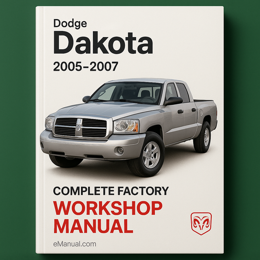 Dodge Dakota complete factory Workshop Manual for 05-07