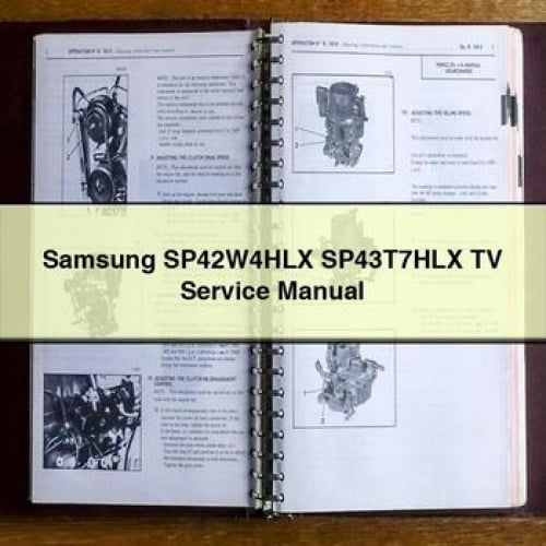Samsung SP42W4HLX SP43T7HLX TV Service Manual