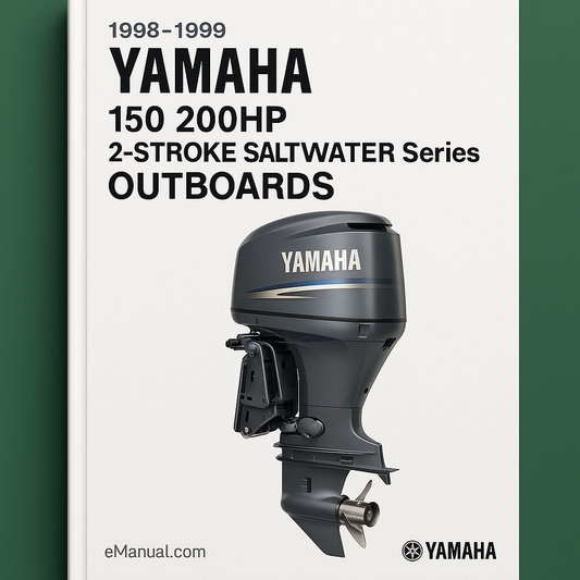 1998-1999 Yamaha 150 200HP 2-STROKE SALTWATER Series OUTBOARDS