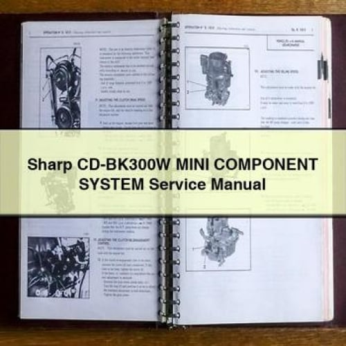 Sharp CD-BK300W MINI Component System Service Manual