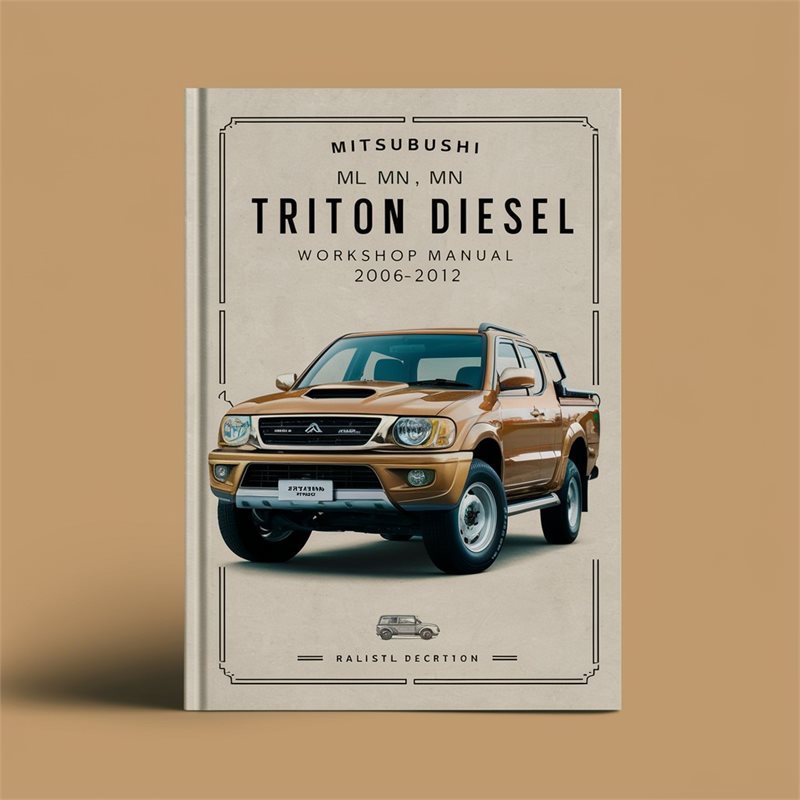 2006-2012 Cash Registers Triton Mitsubushi ML MN Diesel Service Repair Workshop Manual PDF