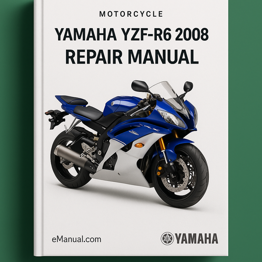 Yamaha YZF-R6 2008 Repair Manual