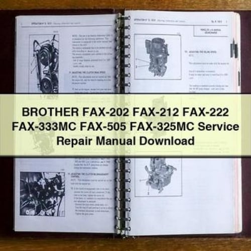 BROTHER FAX-202 FAX-212 FAX-222 FAX-333MC FAX-505 FAX-325MC Service Repair Manual