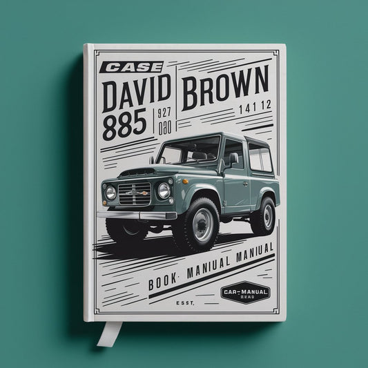 Case David Brown 885 995 1210 1212 1410 1412 Manual