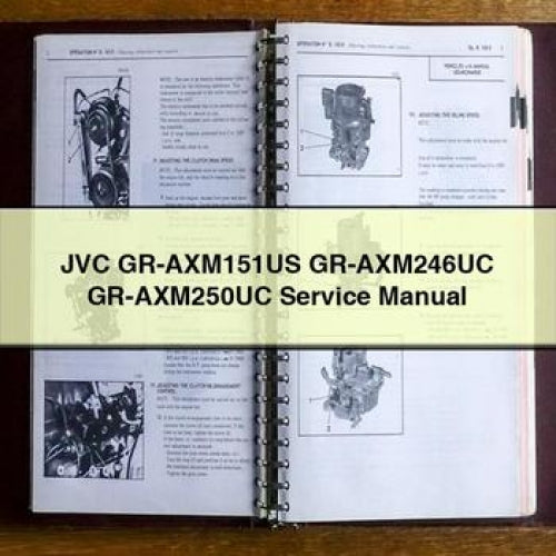 JVC GR-AXM151US GR-AXM246UC GR-AXM250UC Service Manual