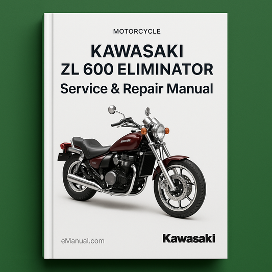 KAWASAKI ZL 600 ELIMINATOR Service Repair Manual
