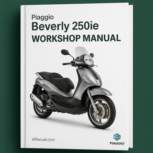 Manual de Taller Piaggio Beverly 250ie Descargar PDF