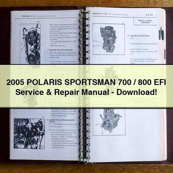 2005 POLARIS SPORTSMAN 700/800 EFI Service & Repair Manual