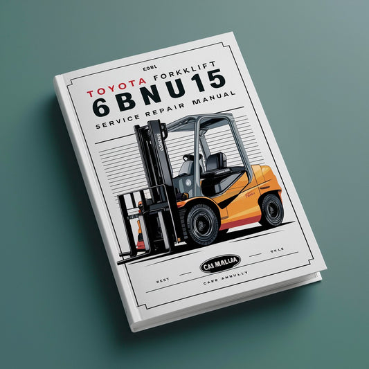 Toyota Forklift 6BNCU15 Service Manual