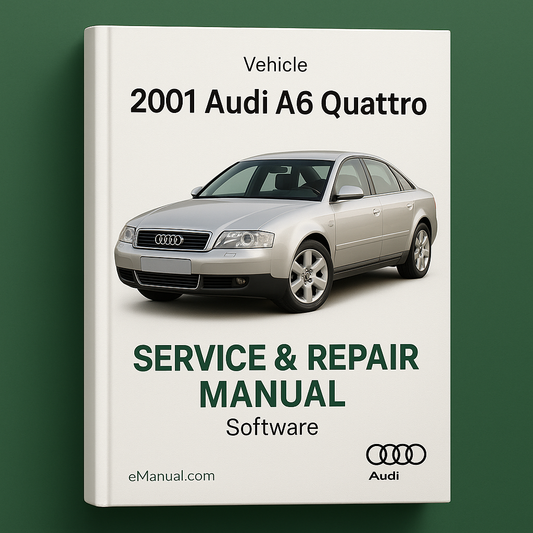 2001 Audi A6 Quattro Service & Repair Manual Software
