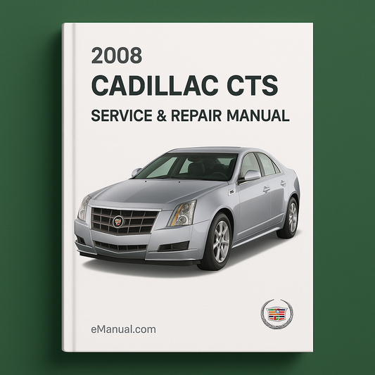 2008 Cadillac CTS Service & Repair Manual Software