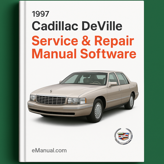 1997 Cadillac Deville Service & Repair Manual Software