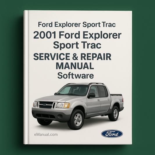 2001 Ford Explorer Sport Trac Service & Repair Manual Software
