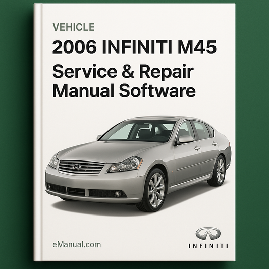 2006 Infiniti M45 Service & Repair Manual Software